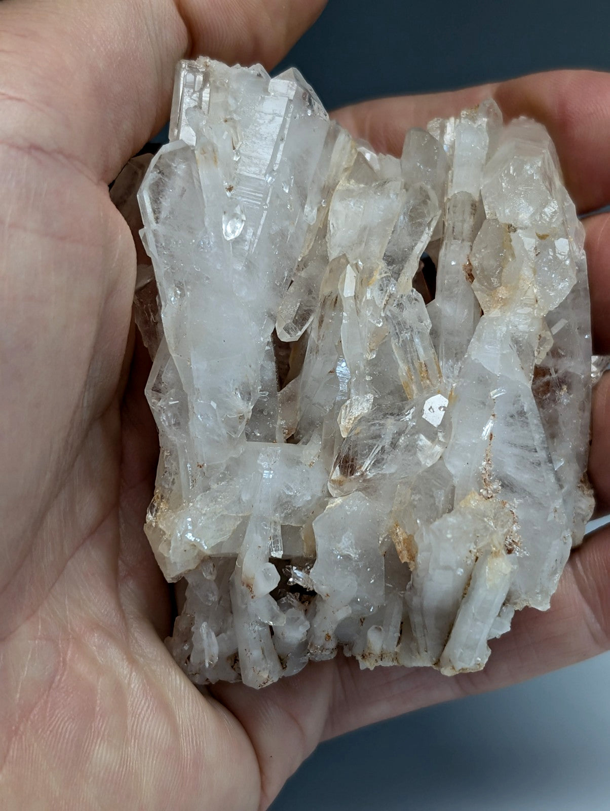 Unique Faden Quartz Crystal Cluster, Montgomery County, Arkansas, USA, A+