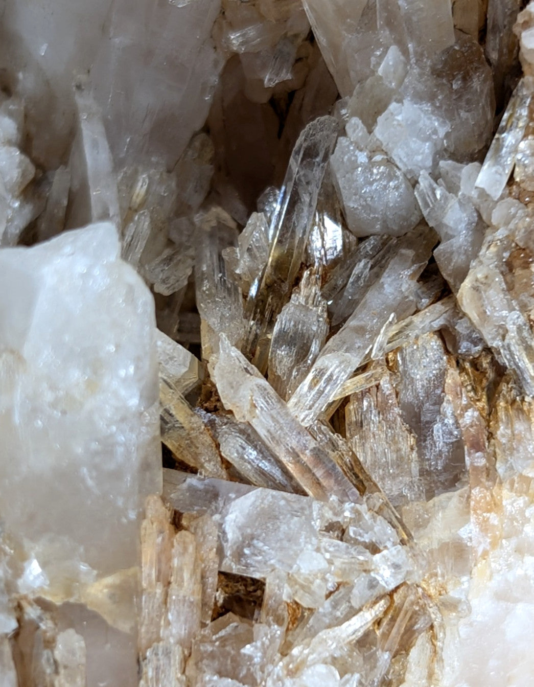 Solution Quartz Crystal Cluster, Saline County, Arkansas, USA, Old Stock