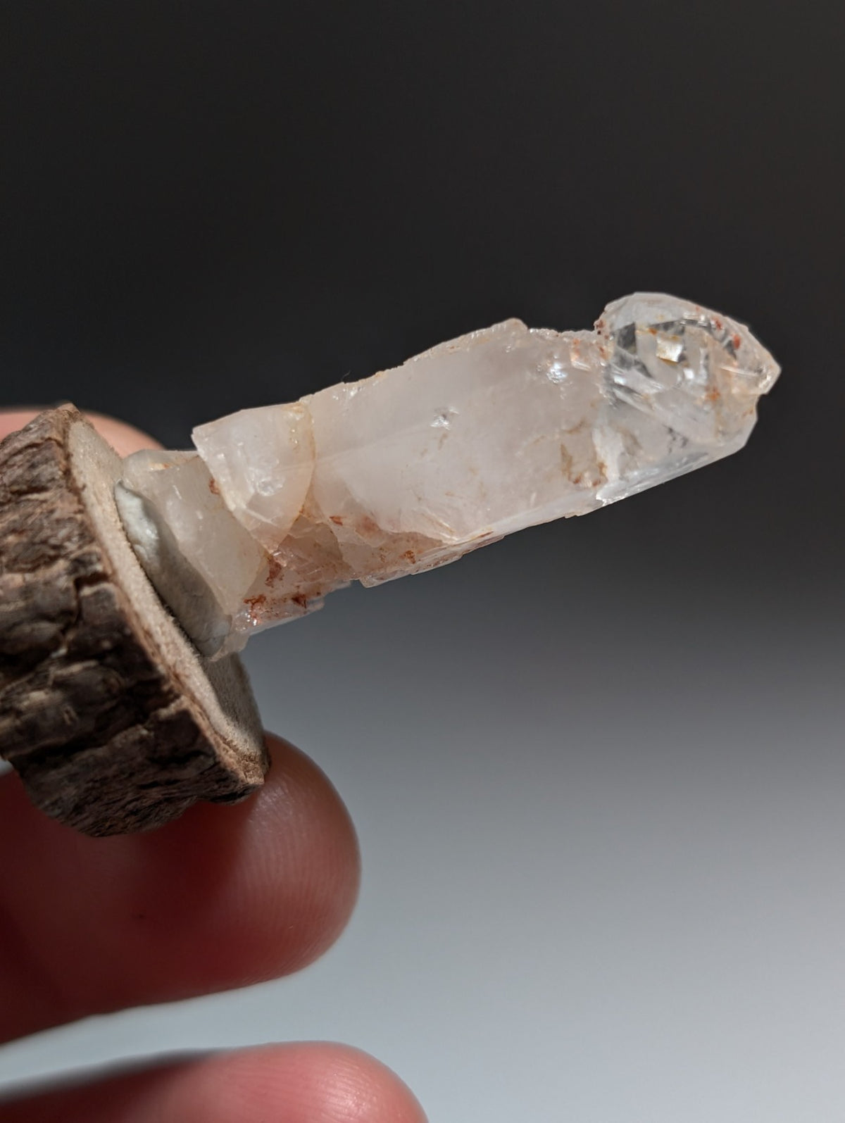 Growth Interference Quartz Crystal - Montgomery County, Arkansas, ooak, Unique