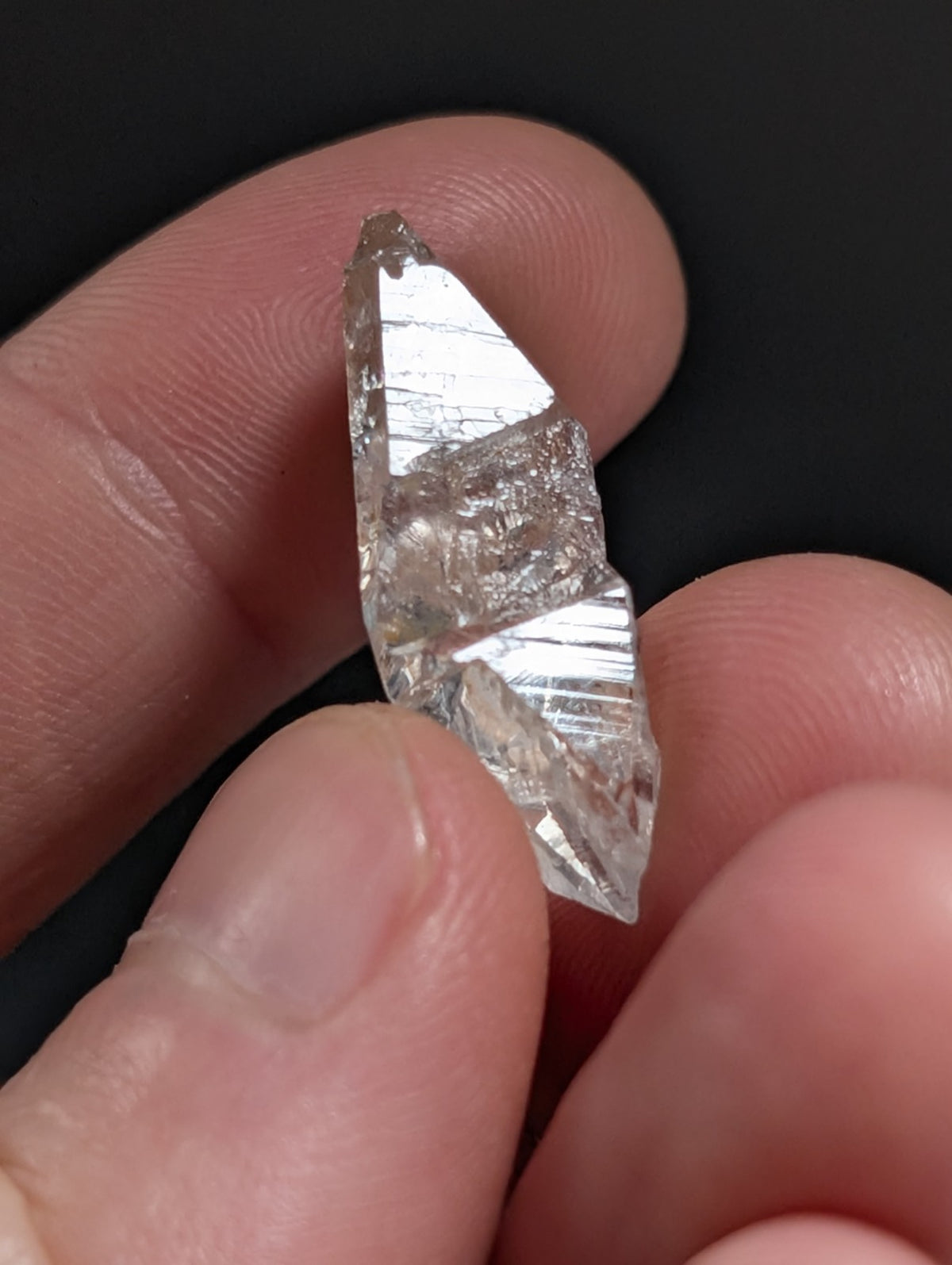 Unique Quartz Crystal Oddity, Double Terminated, Garland County, Arkansas, USA