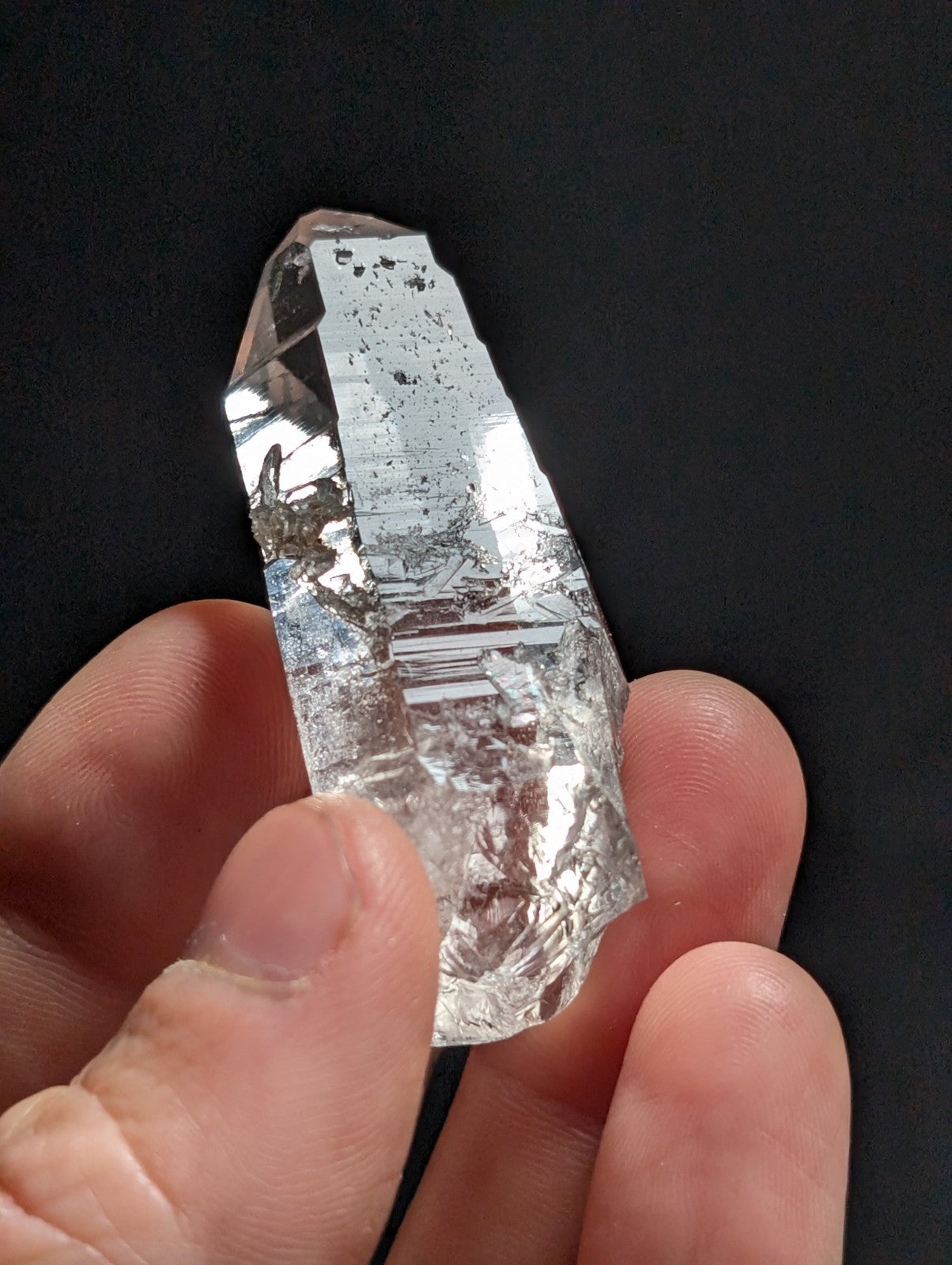 A+++ "Lemurian" Quartz Crystal Point, Garland County, Arkansas, USA, A+