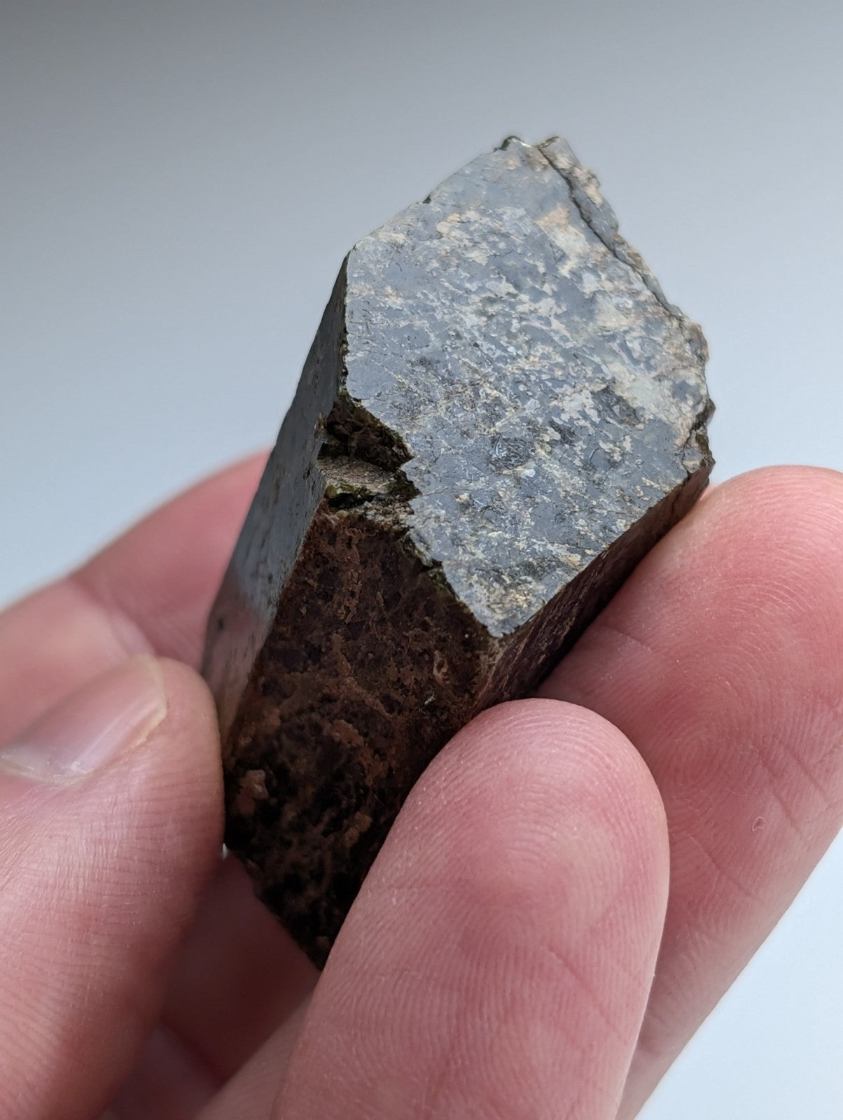 Diopside  (Ex Henry Delinde Collection) Yates Mine, Quebec, Canada, 1977