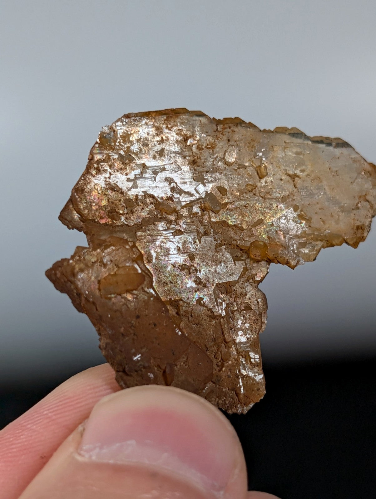 Rare Faden Sheet Quartz Crystal w/ Rainbows, Garland County, Arkansas, USA, A+