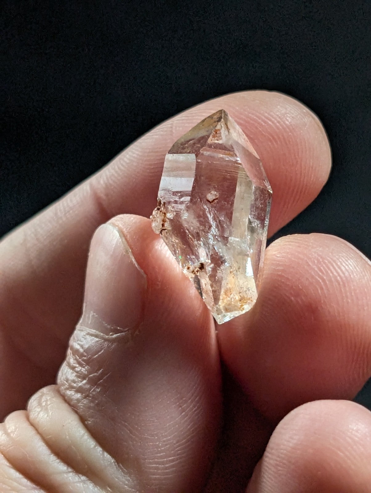 Double Terminated Quartz Point - Montgomery County, Arkansas, ARKIMER