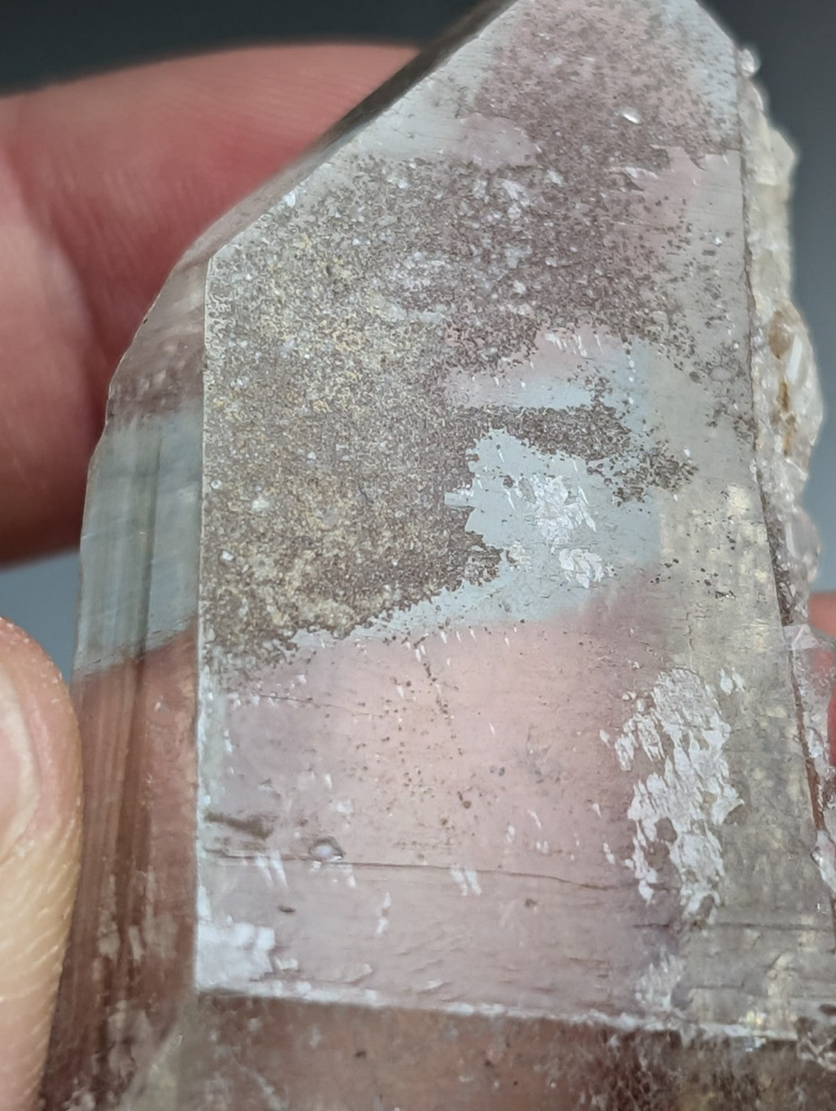 Natural Smoky Quartz Crystal w/ Very unique inclusions, Garland County, Arkansas