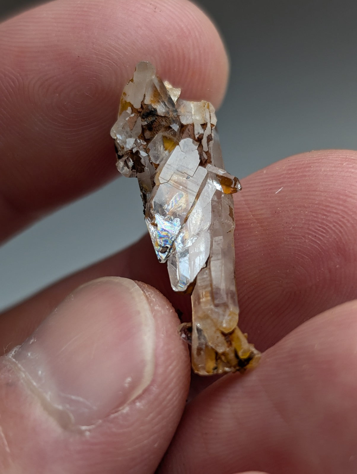 Set of 6 Arkansas Quartz Crystals, Garland County, Unique & OOAK