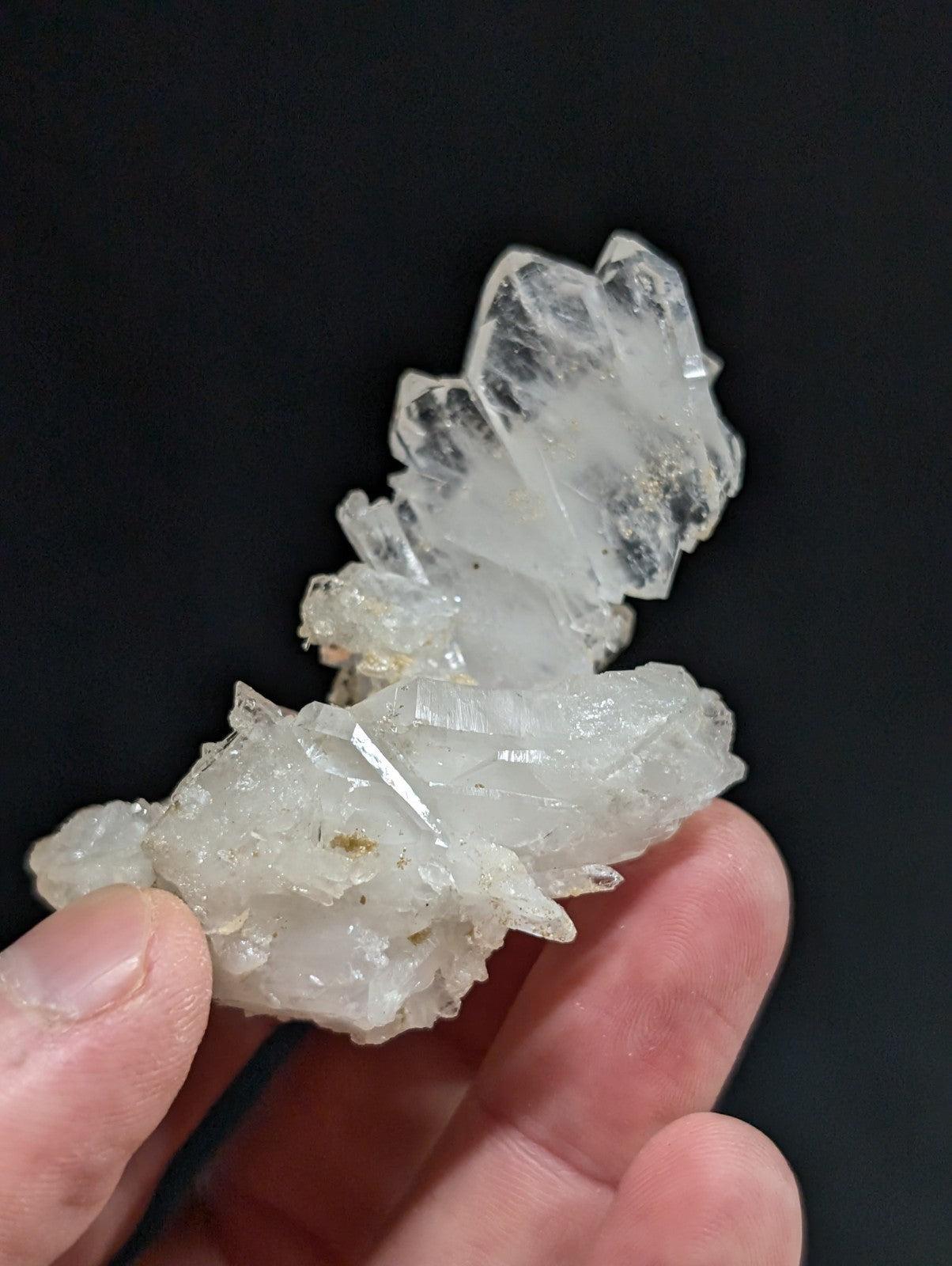 Faden Solution Quartz w/ UV Reactive Cookeite, Jeffrey Quarry, Arkansas, Rare