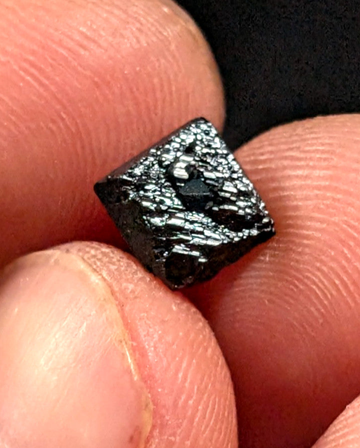 Brookite w/natural iridescence, Magnet Cove, Hot Spring Co. Arkansas, Old Stock