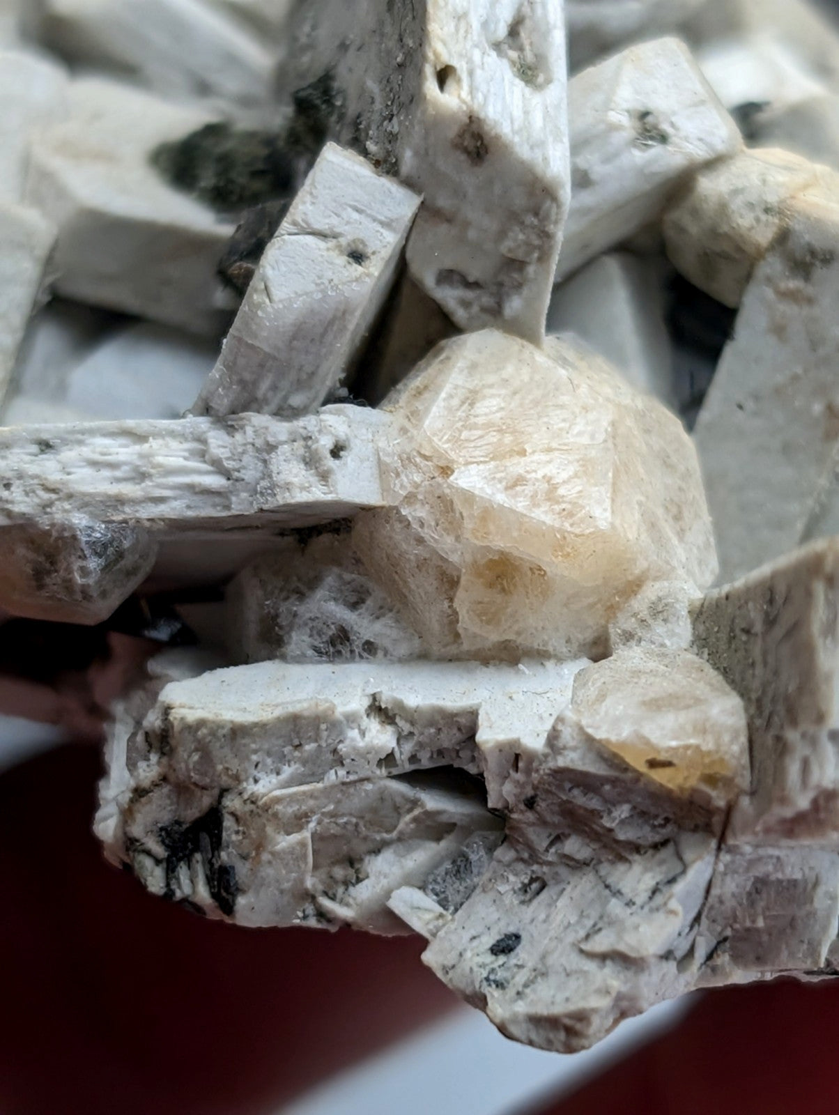 Albite, Biotite, Aegerine, Analcime, 3M Quarry, Little Rock, Arkansas, Delinde!