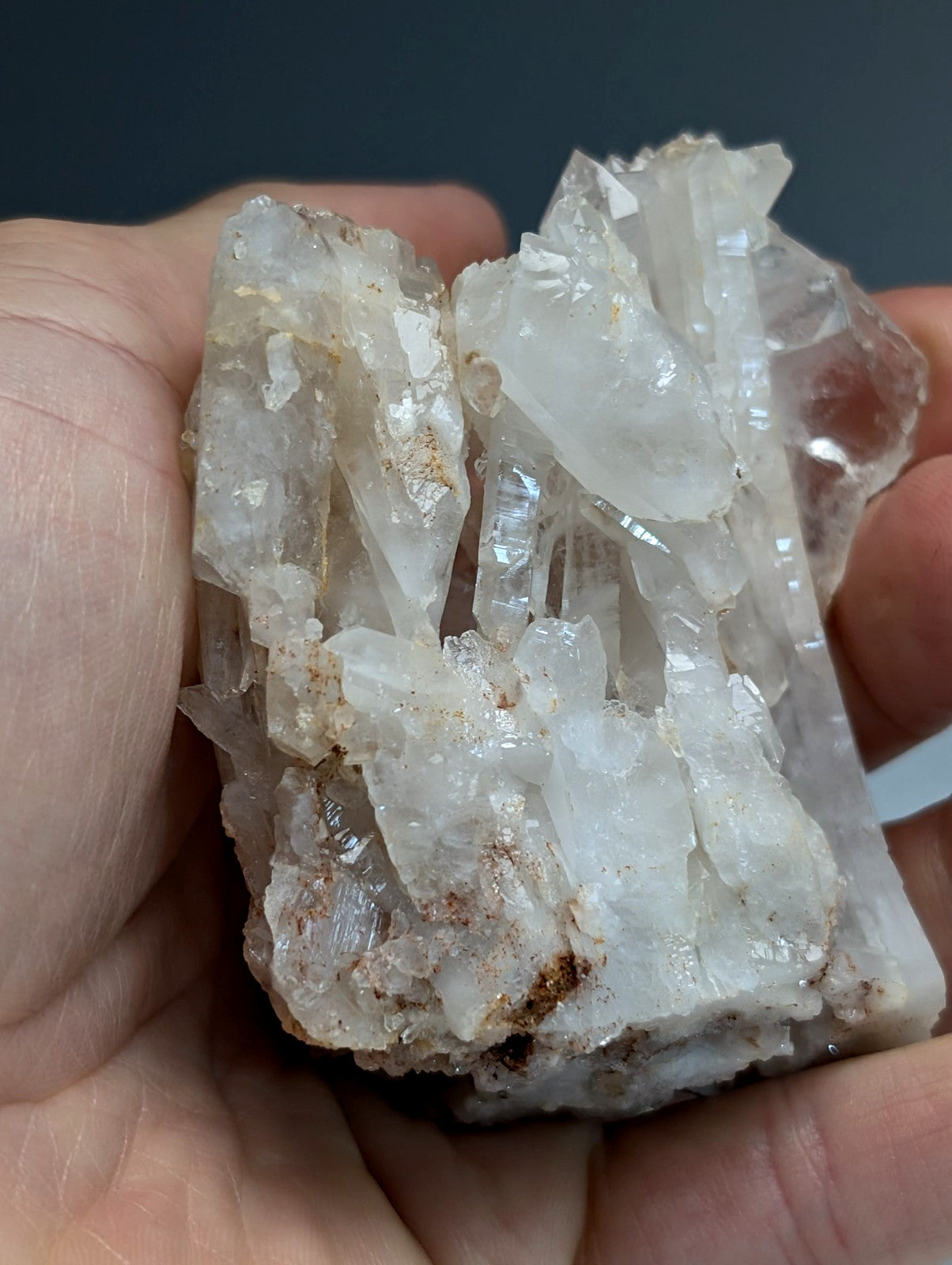 Unique Faden Quartz Crystal Cluster, Montgomery County, Arkansas, USA, A+
