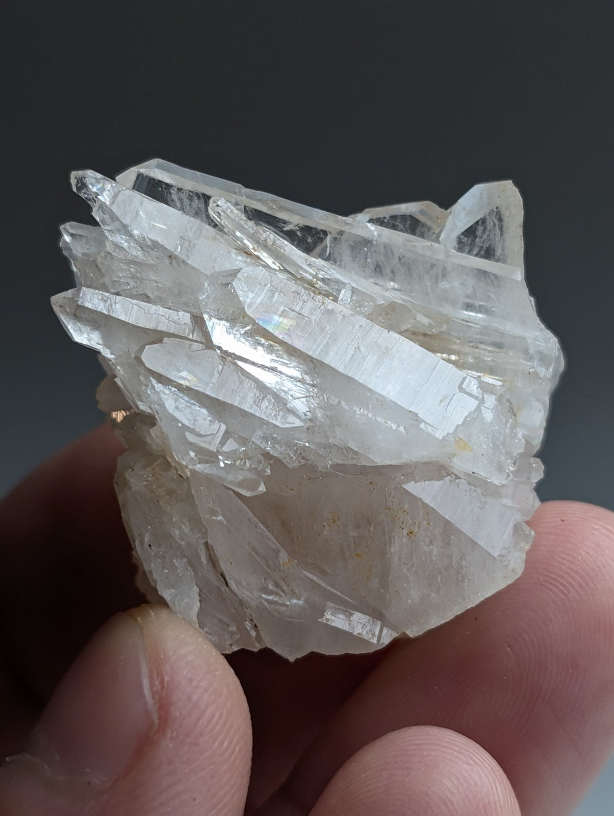 Faden Quartz Crystal, Unique, from Montgomery County, Arkansas, USA