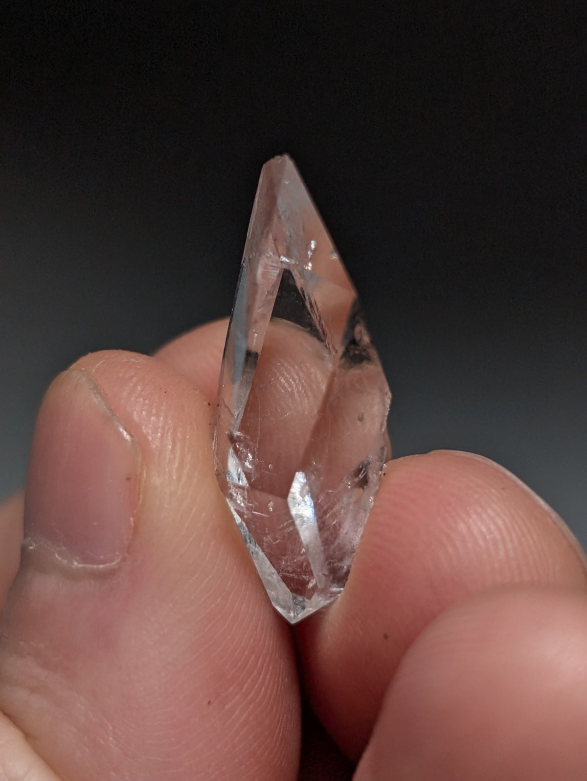 Unique Double Terminated Quartz w/ large face, Garland County, Arkansas, USA