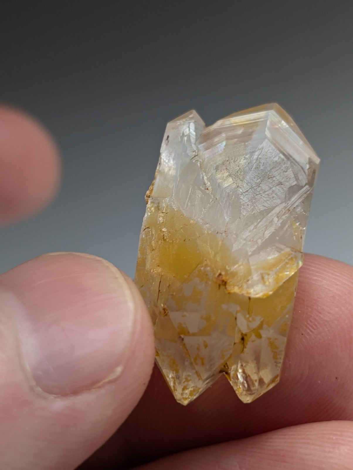 Unique Quartz Crystal Point w/ DT form, Garland County, Arkansas, USA