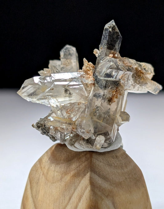 A+ Amazing Quartz Crystal Burr w/ inclusions, Garland County, Arkansas, w/ base