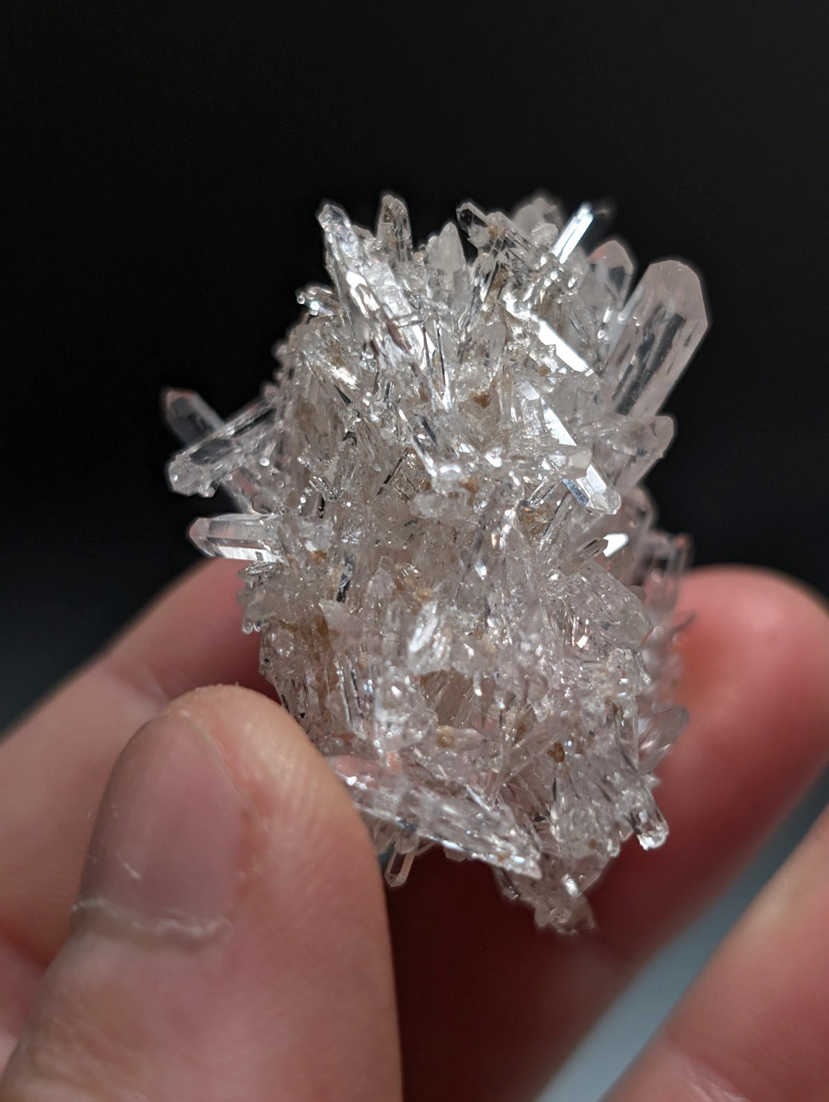A++ Solution Quartz Burr w/ UV Reactive Cookeite, Jeffrey Quarry, Arkansas, RARE