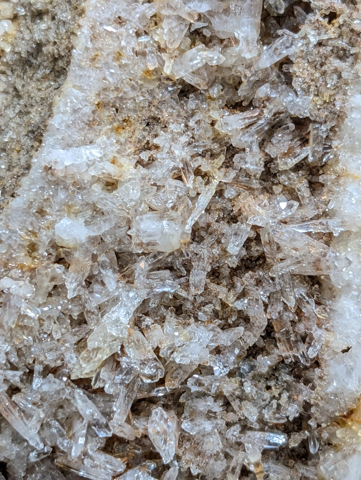Large Faden Quartz Crystal Cluster, Old Stock, Montgomery County, Arkansas, ooak