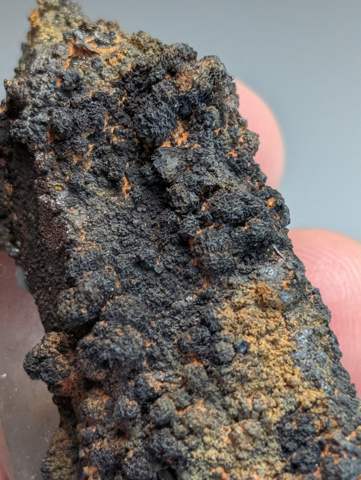 VERY Unique Goethite-capped Quartz Crystal, Montgomery County, Arkansas, USA