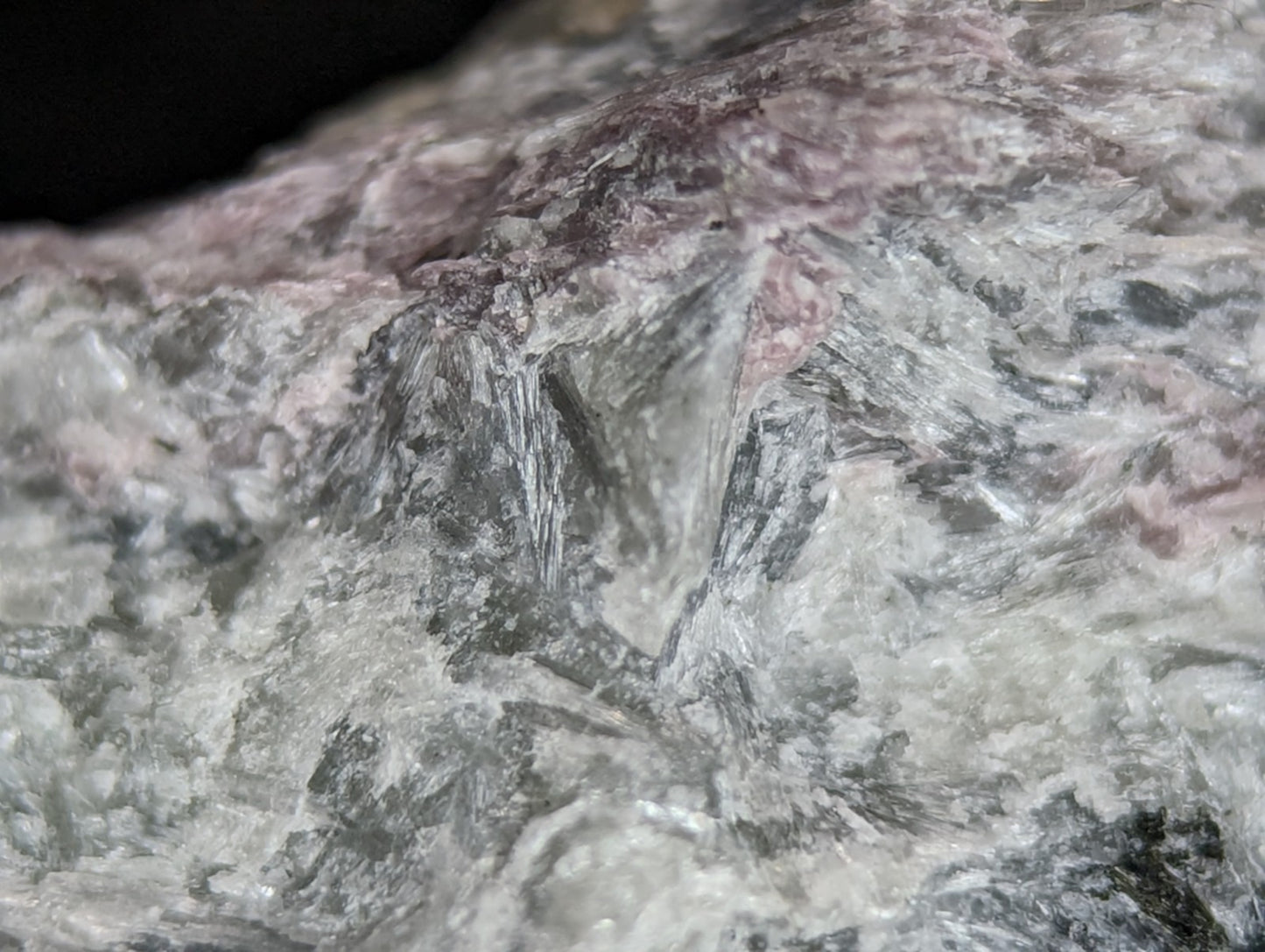 Very Rare Miserite + Wollastonite, Wilson Springs, Garland County, Arkansas, USA