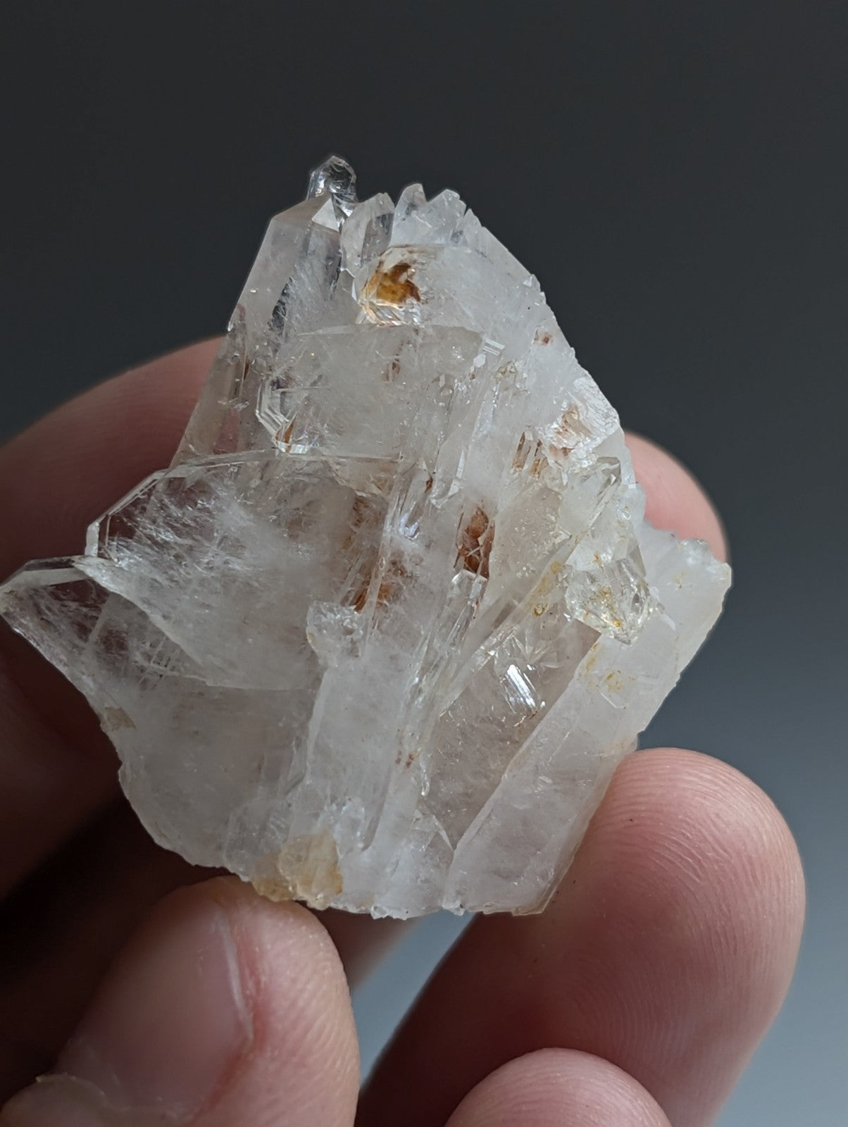 Faden Quartz Crystal, Unique, from Montgomery County, Arkansas, USA