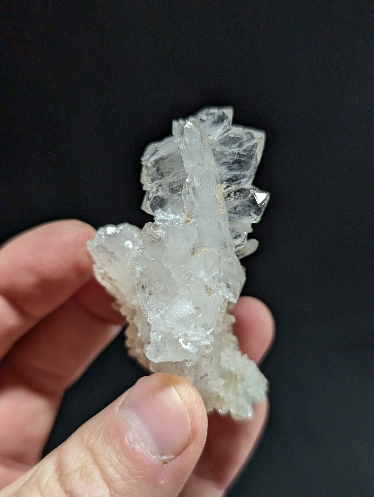 Faden Solution Quartz w/ UV Reactive Cookeite, Jeffrey Quarry, Arkansas, Rare