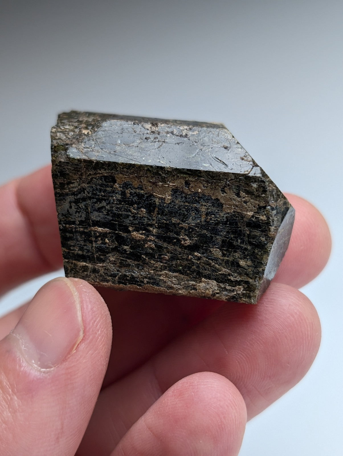 Diopside  (Ex Henry Delinde Collection) Yates Mine, Quebec, Canada, 1977