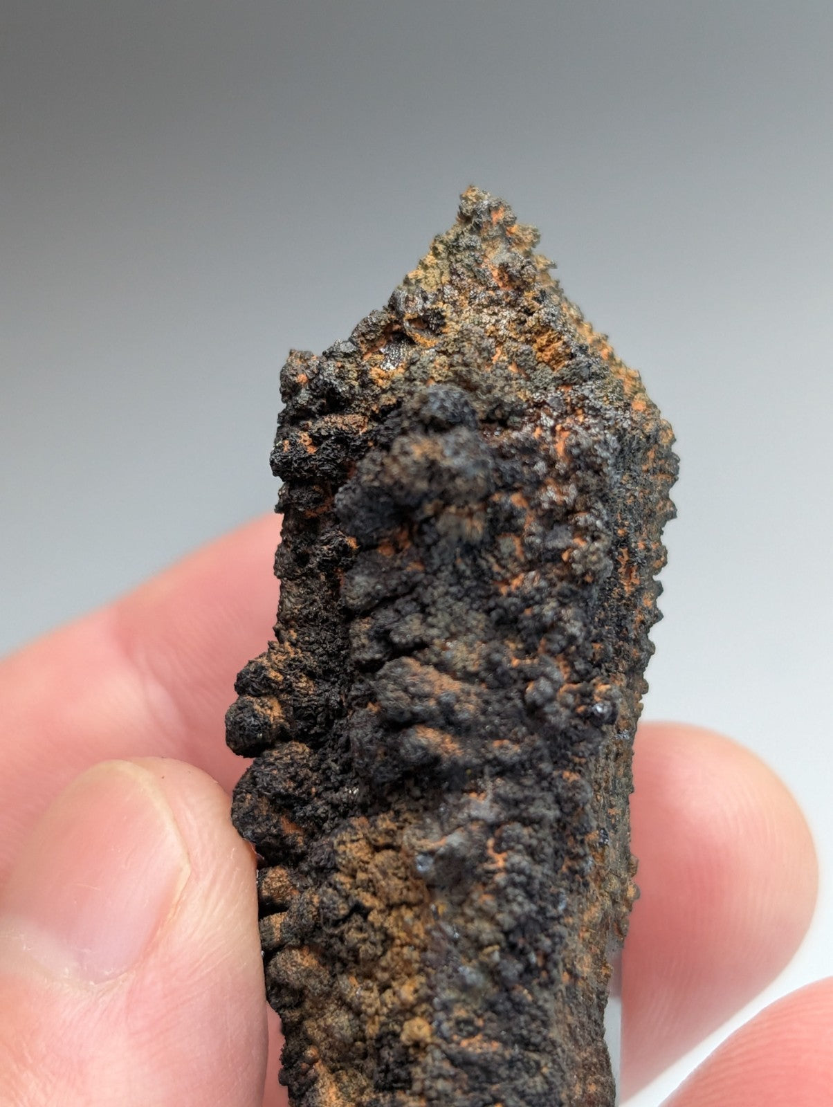 VERY Unique Goethite-capped Quartz Crystal, Montgomery County, Arkansas, USA