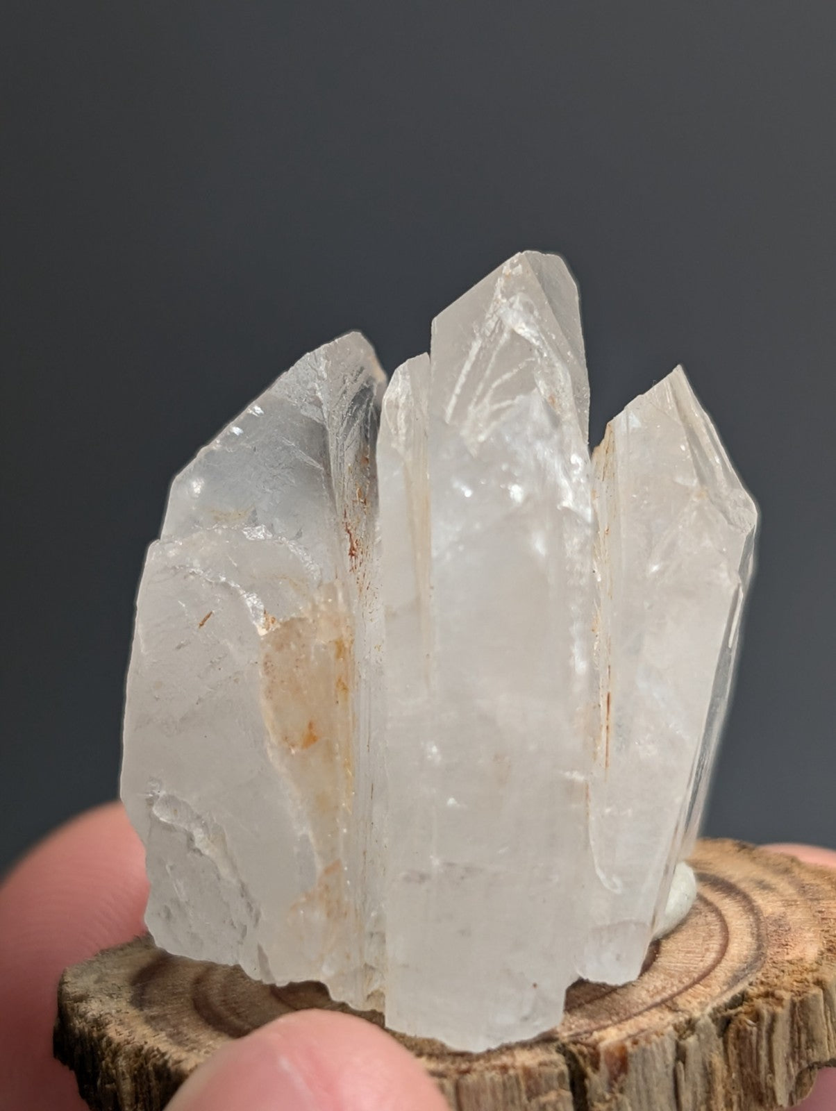 Growth Interference Quartz Crystal - Montgomery County, Arkansas, ooak, Unique