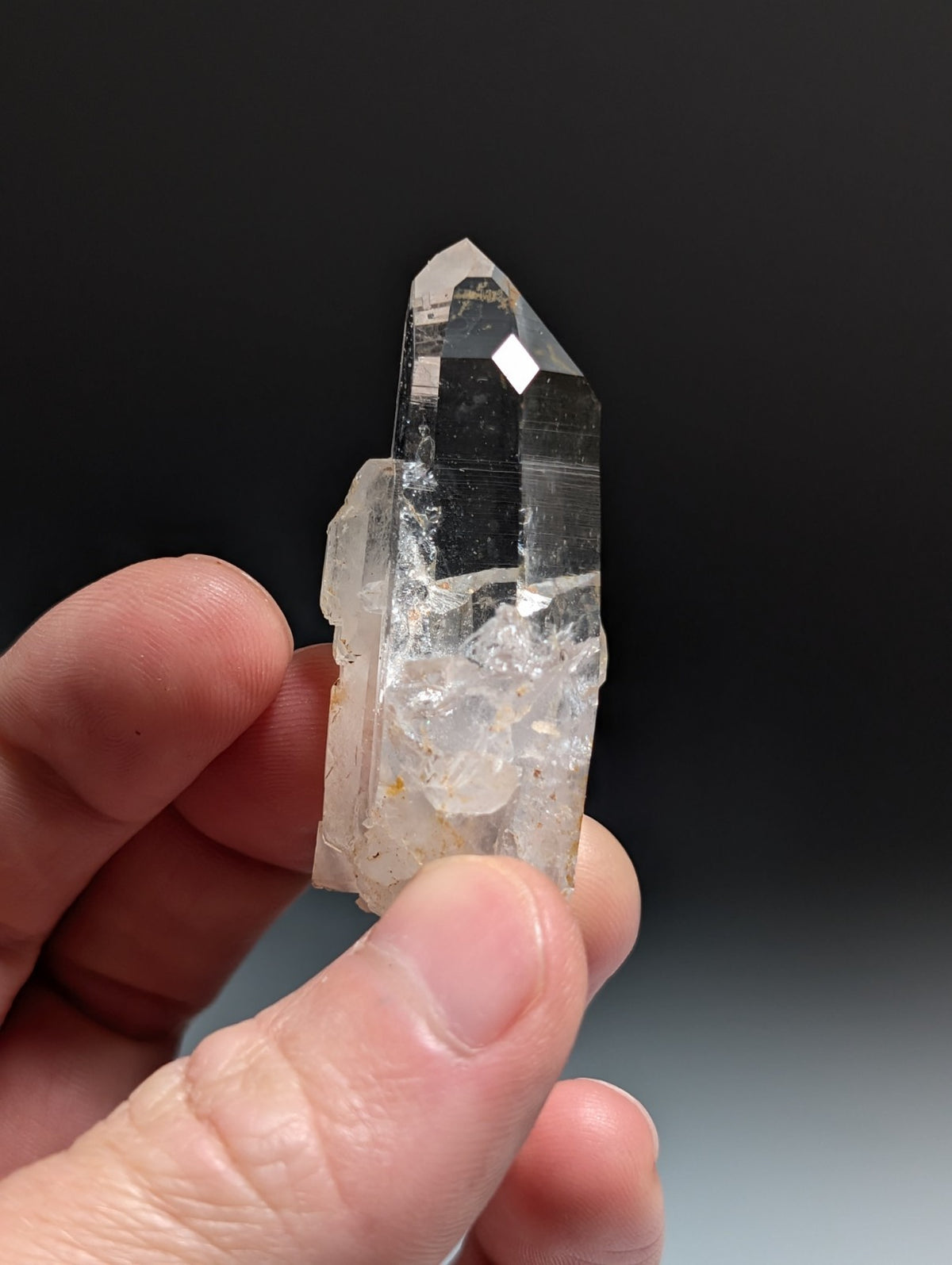 A+ Quartz Crystal Oddity w/ "Heart", Double Terminated, Garland County, Arkansas
