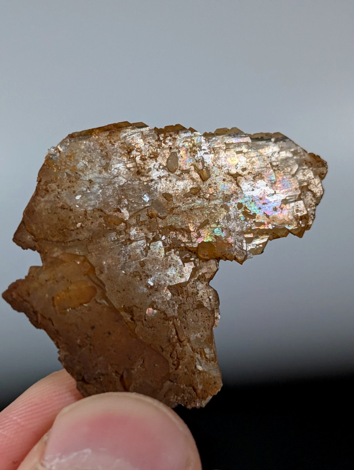 Rare Faden Sheet Quartz Crystal w/ Rainbows, Garland County, Arkansas, USA, A+