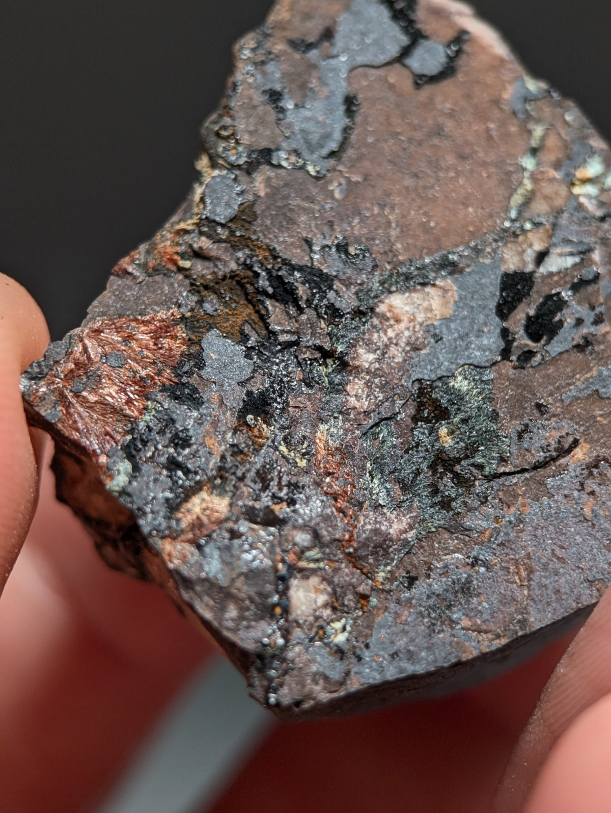 Rare Kidwellite specimen - Coon Creek Mine, Polk County, Arkansas, USA