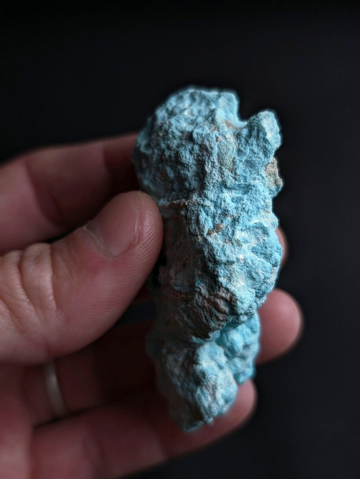 Turquoise - Rare Old Stock - Porter Mountain , Polk County, Arkansas, ex Delinde