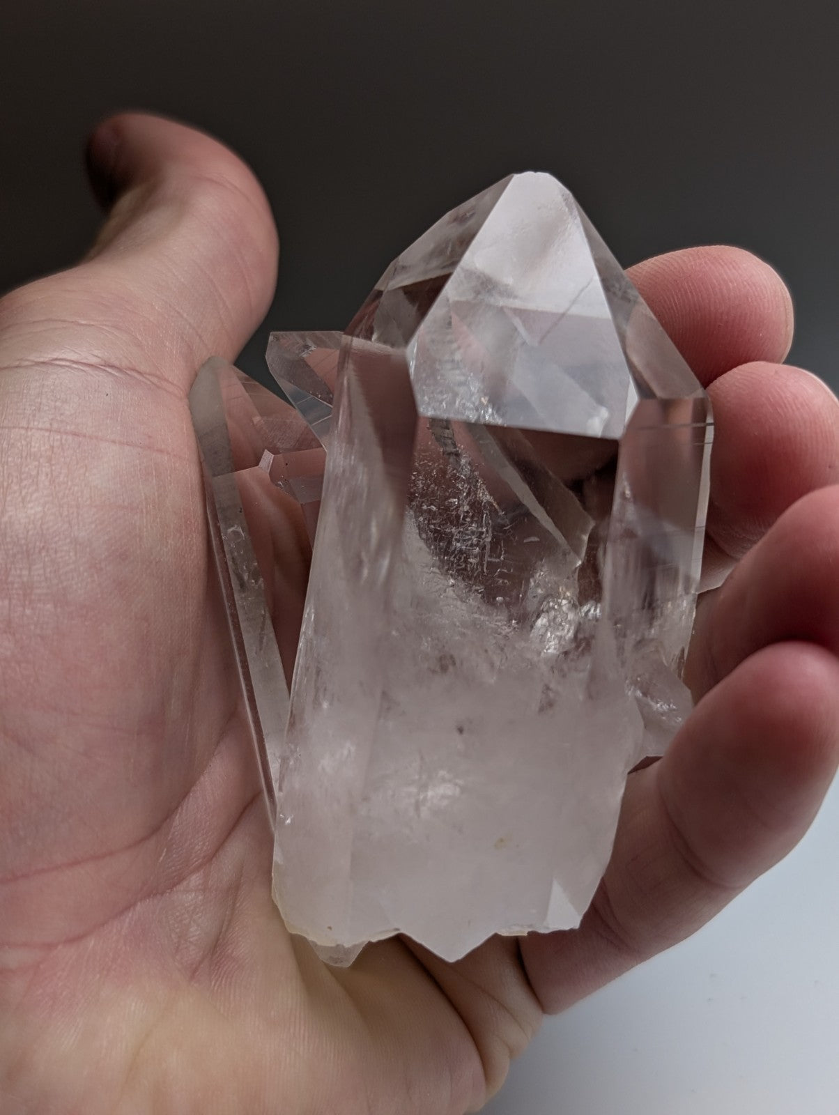 A+ Quartz Crystal Cluster, Ocus Stanley Mine, Montgomery County, Arkansas, USA