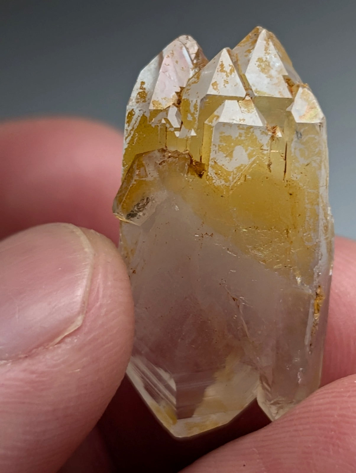 Unique Quartz Crystal Point w/ DT form, Garland County, Arkansas, USA
