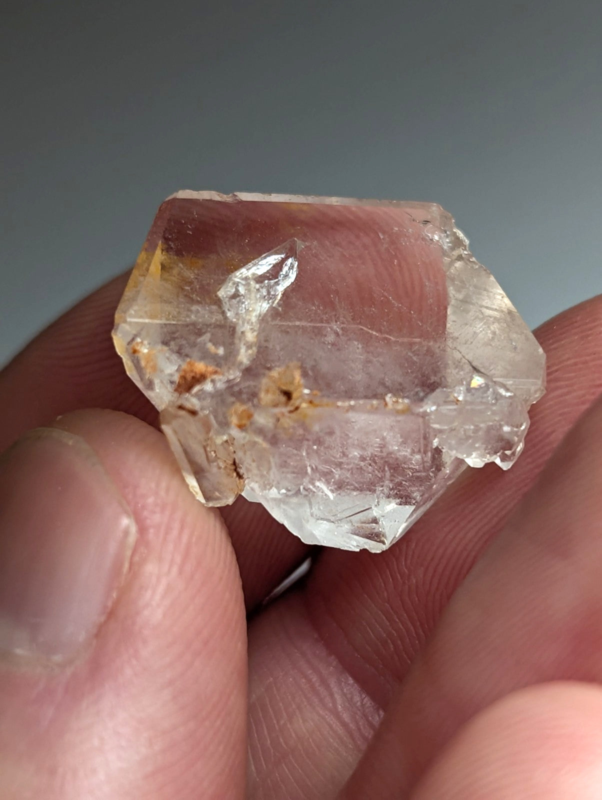 Unique Quartz Crystal Point w/ DT form, Garland County, Arkansas, USA