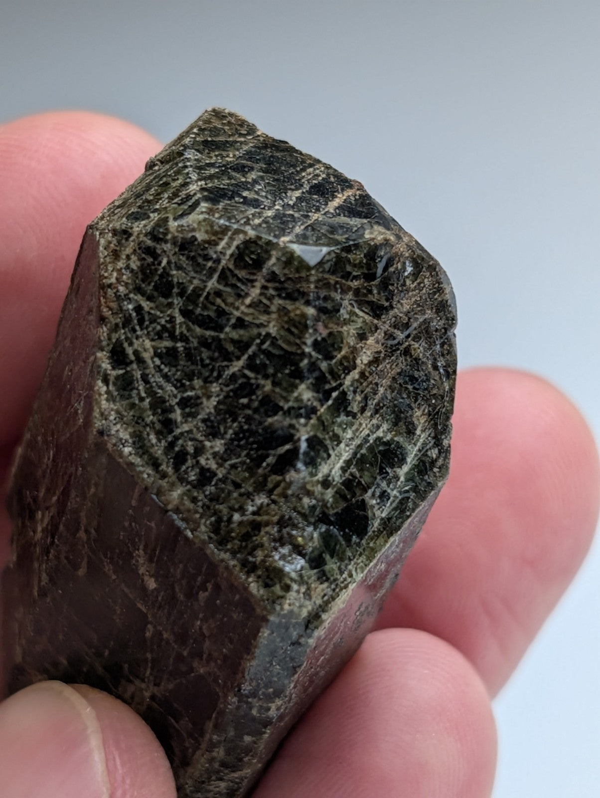 Diopside  (Ex Henry Delinde Collection) Yates Mine, Quebec, Canada, 1977