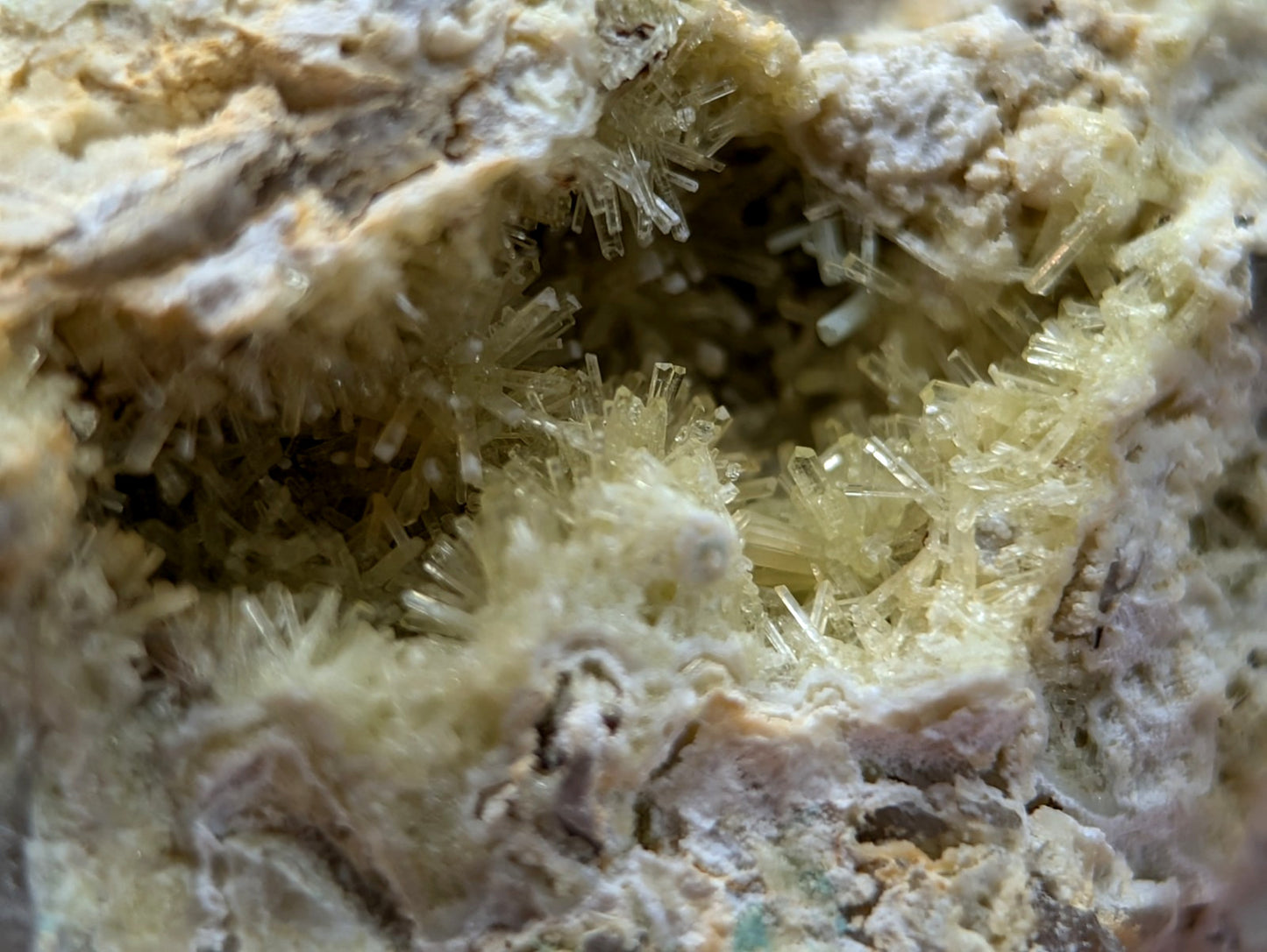 Wavellite with Variscite - Rare Old Stock - Polk County, Arkansas, Super Unique
