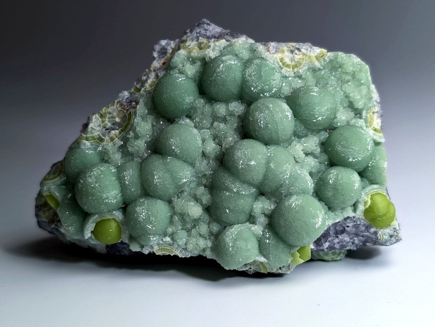 A+ Green Wavellite - Fantastic Old Stock - Mauldin Mountain, Arkansas, USA