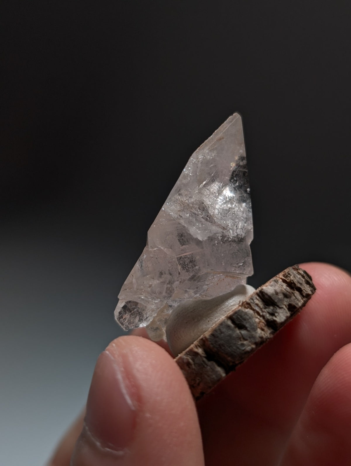 Growth Interference Quartz Crystal - Montgomery County, Arkansas, ooak, Unique
