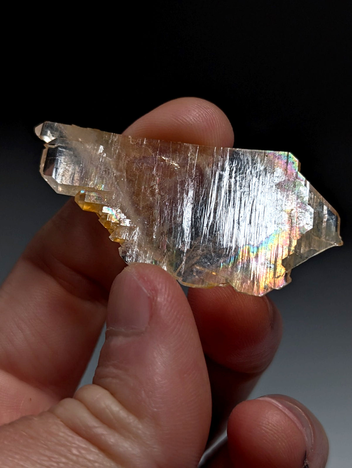 VERY Unique Faden Sheet Quartz Crystal, Garland County, Arkansas, USA, A+