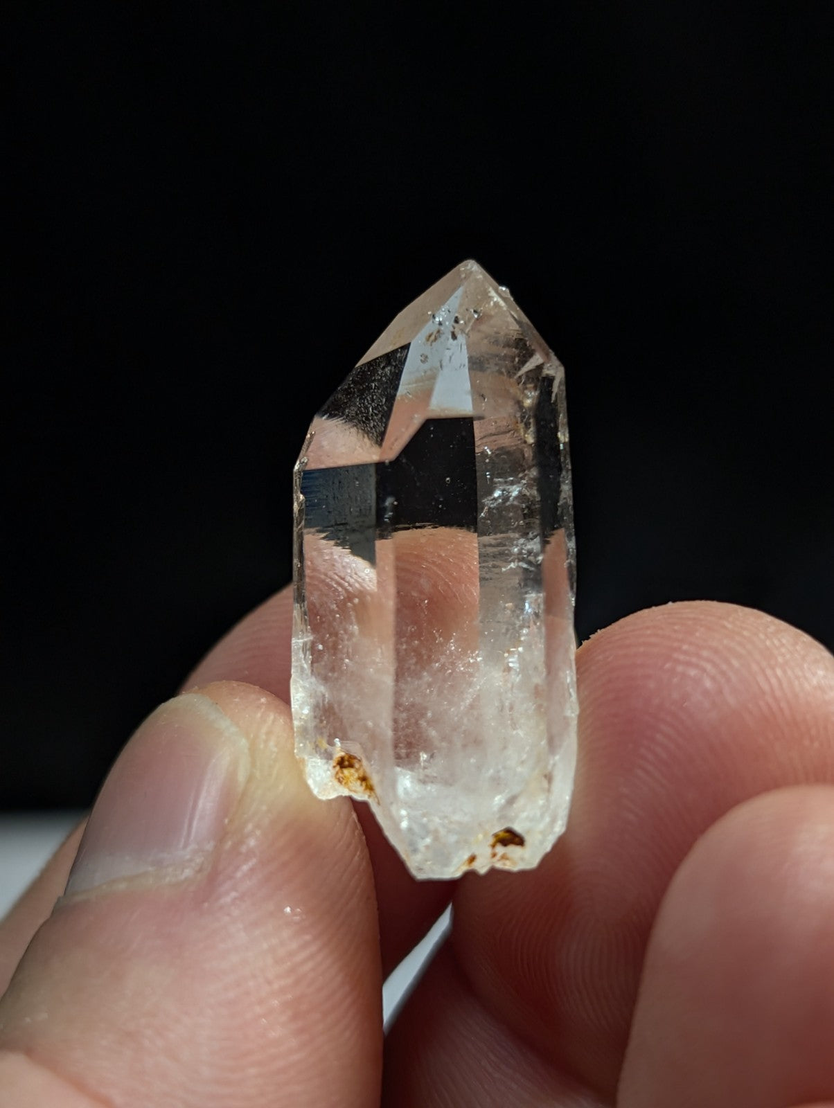 Set of 3 Arkansas Quartz Crystals w/excellent clarity, Unique & OOAK variety set