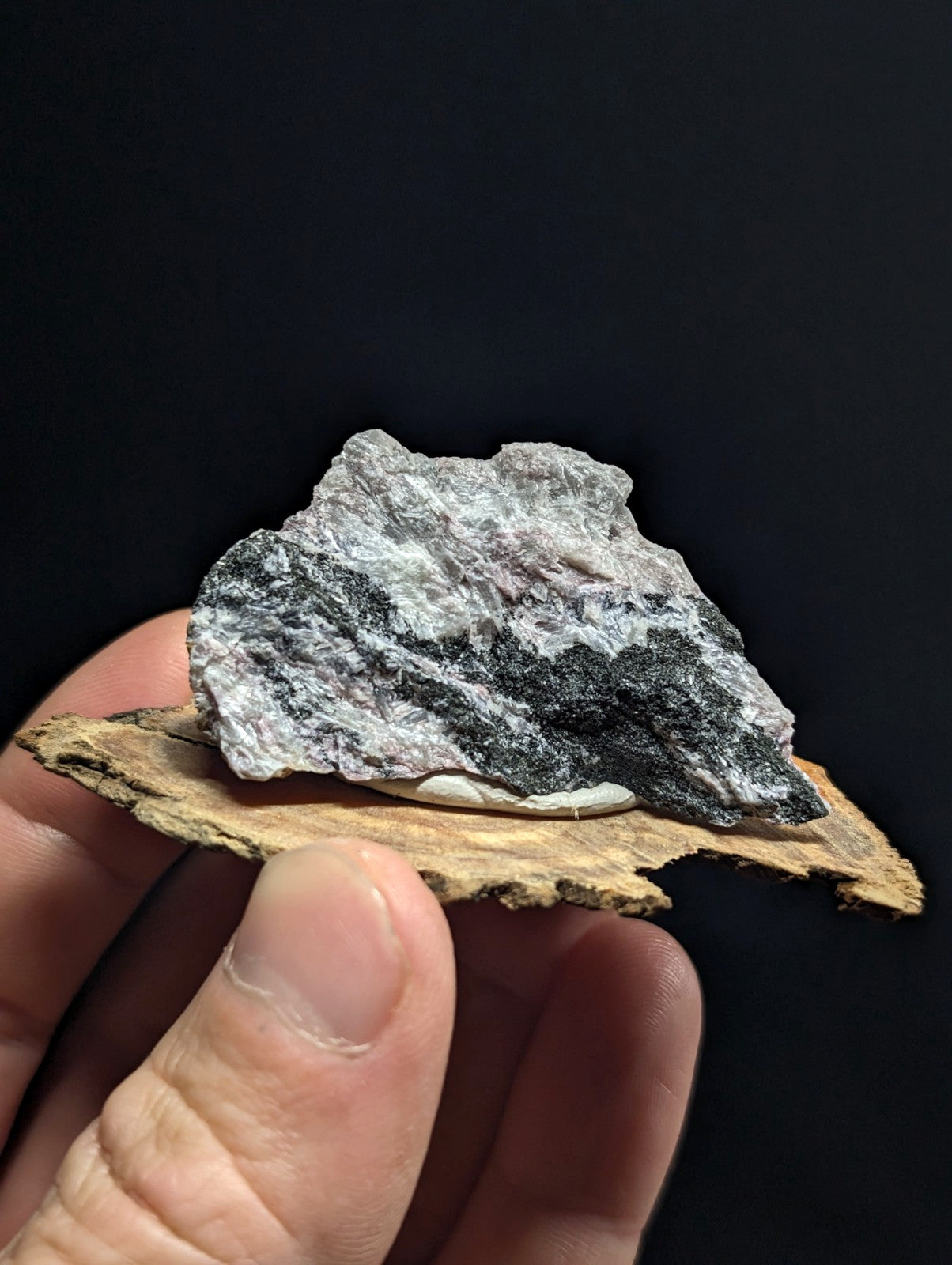 Rare Miserite + Wollastonite, Wilson Springs, Garland County, Arkansas, w/ base