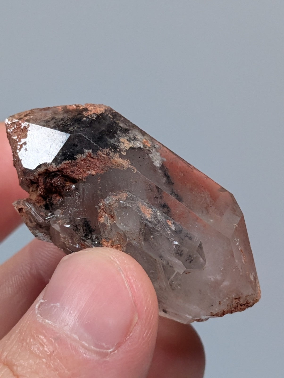Phantom Quartz, Unique Old Stock, Montgomery County, Arkansas, Double Terminated