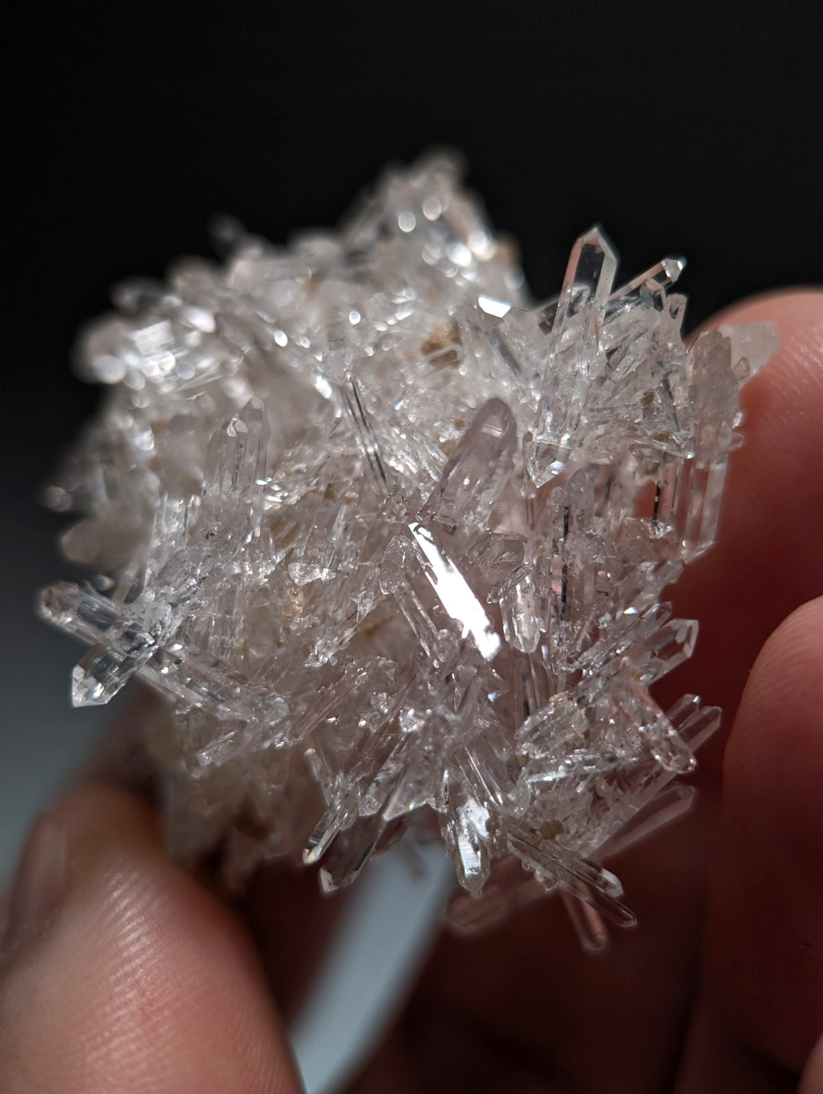 A++ Solution Quartz Burr w/ UV Reactive Cookeite, Jeffrey Quarry, Arkansas, RARE