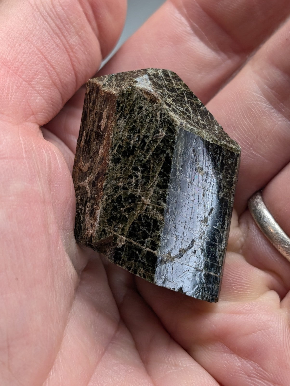 Diopside  (Ex Henry Delinde Collection) Yates Mine, Quebec, Canada, 1977