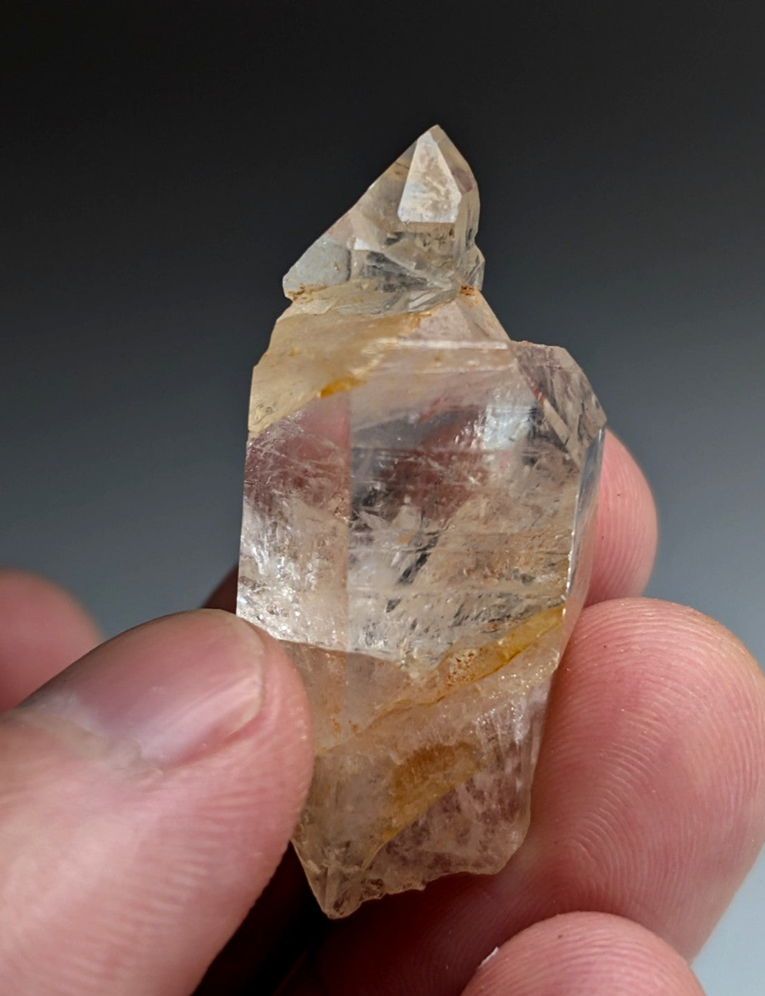 VERY Unique Quartz Crystal Point, Old Stock, Montgomery County, Arkansas, USA