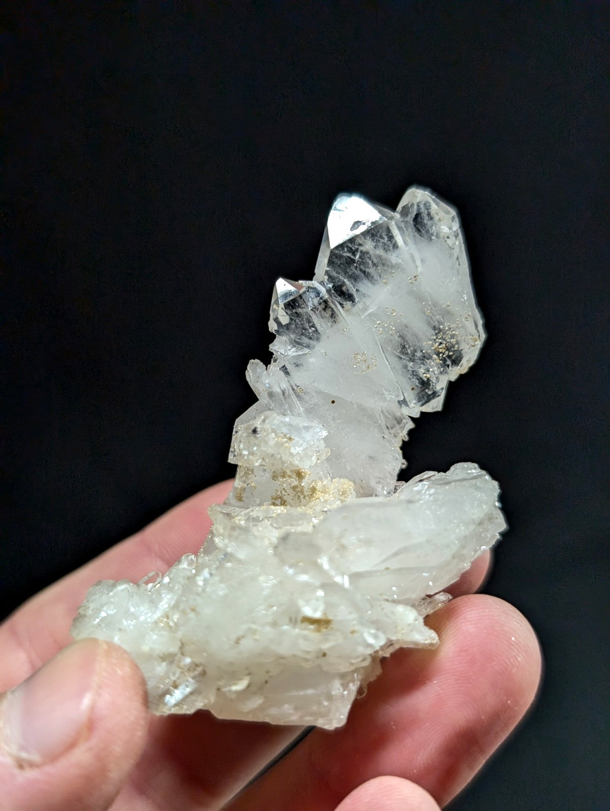 Faden Solution Quartz w/ UV Reactive Cookeite, Jeffrey Quarry, Arkansas, Rare