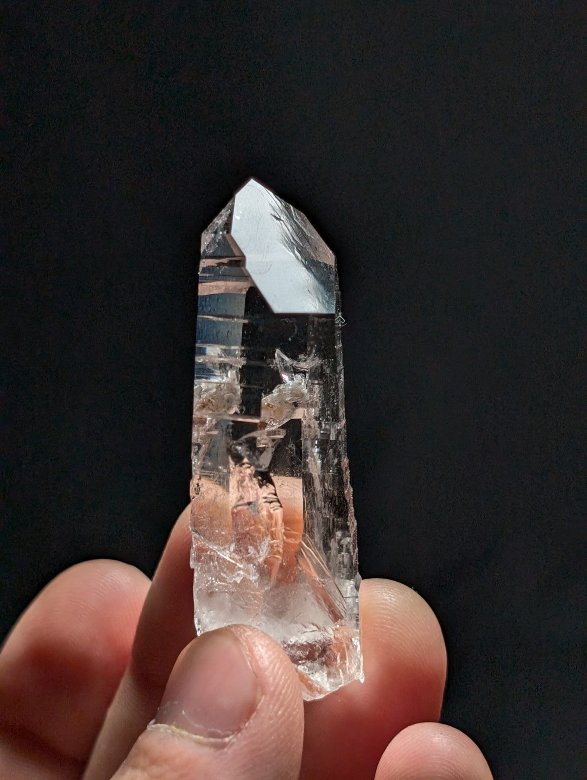 A+++ "Lemurian" Quartz Crystal Point, Garland County, Arkansas, USA, A+