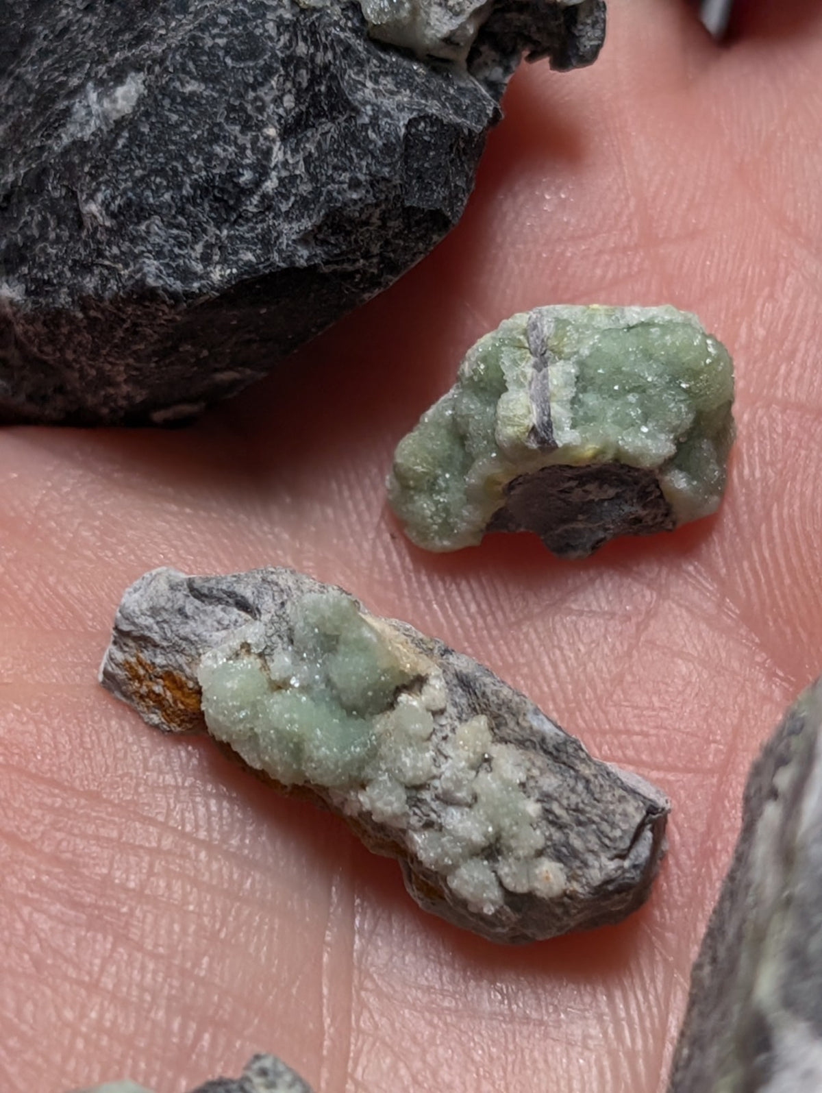 Set of 10 Wavellite - Fantastic Old Stock - Mauldin Mountain, Arkansas, ooak