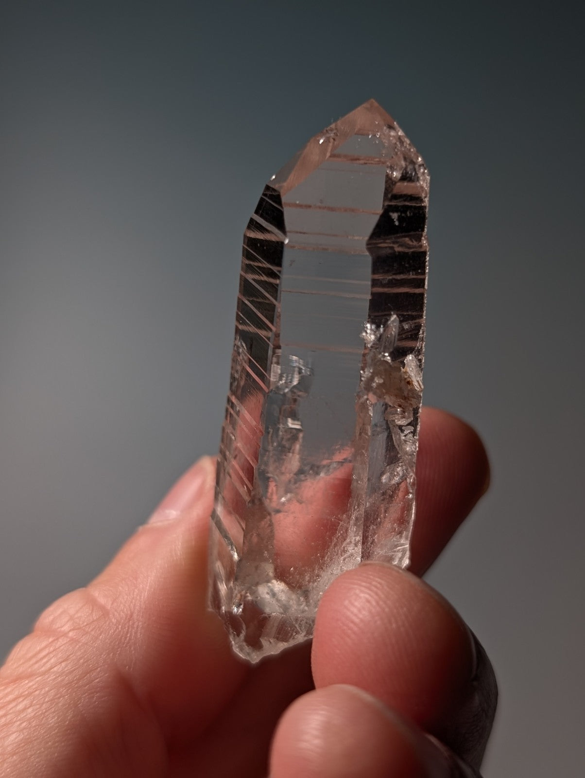 A+++ "Lemurian" Quartz Crystal Point, Garland County, Arkansas, USA, A+