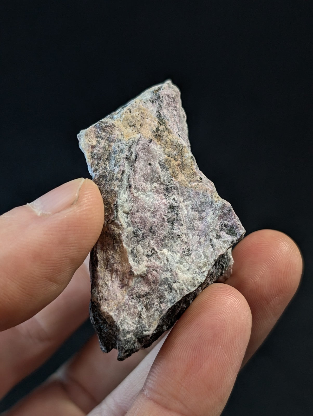 Very Rare Miserite + Wollastonite, Wilson Springs, Garland County, Arkansas, USA